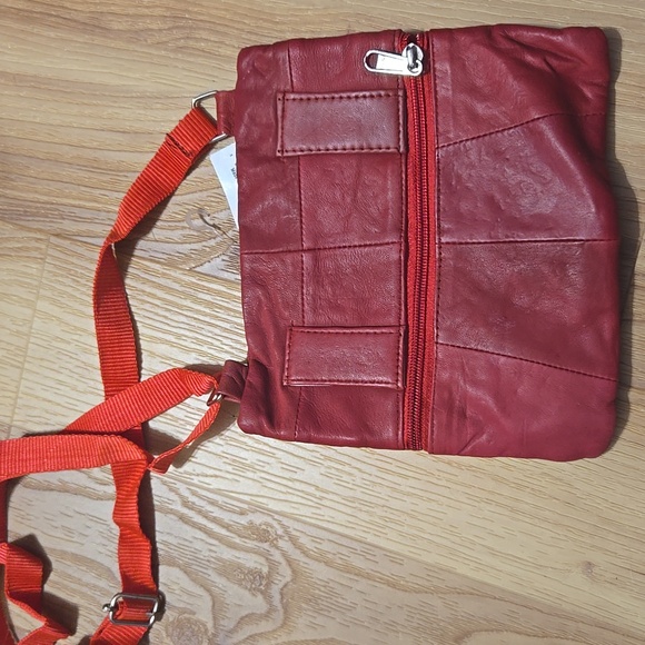 Sun Red Leather Cross body - Picture 3 of 5